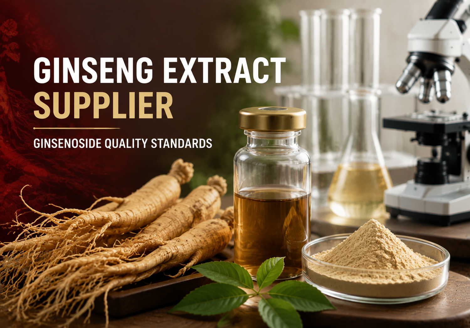 Ginseng Extract Supplier Guide: Ginsenoside Standards, Manufacturing Process and Applications